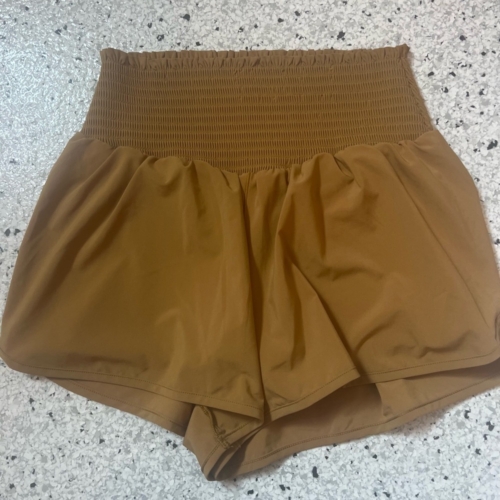 high waisted aerie shorts